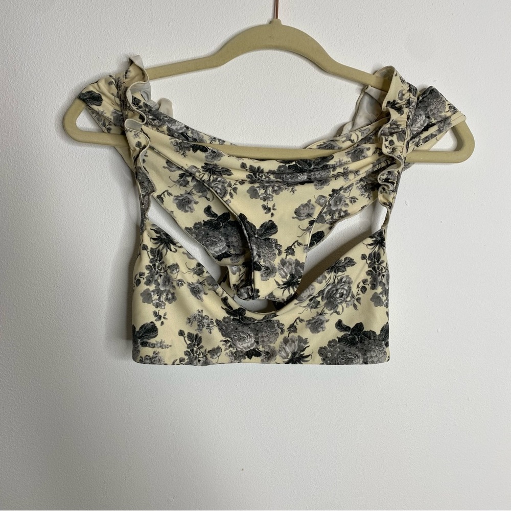 Boys + Arrows Wilma the Wreck Bikini Smoked Roses Size M